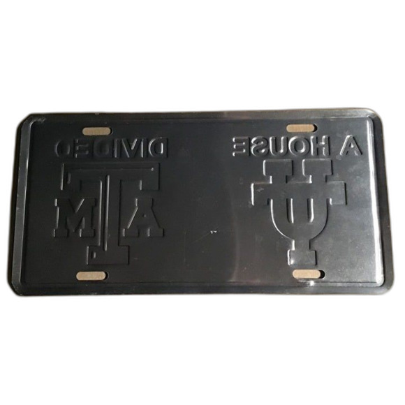 A House Divided License Plate University Of Texas And Texas A&M - Picture 2 of 2